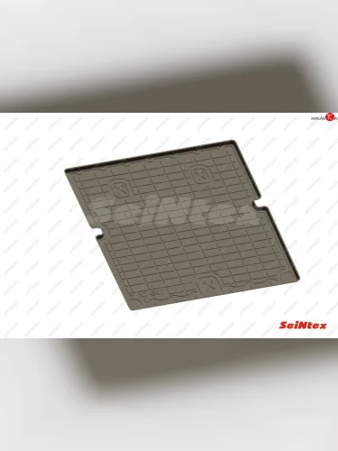 Коврик в багажник SeiNtex (полимерный) (Цвет: черный) BMW X7  G07 (2018-2022)