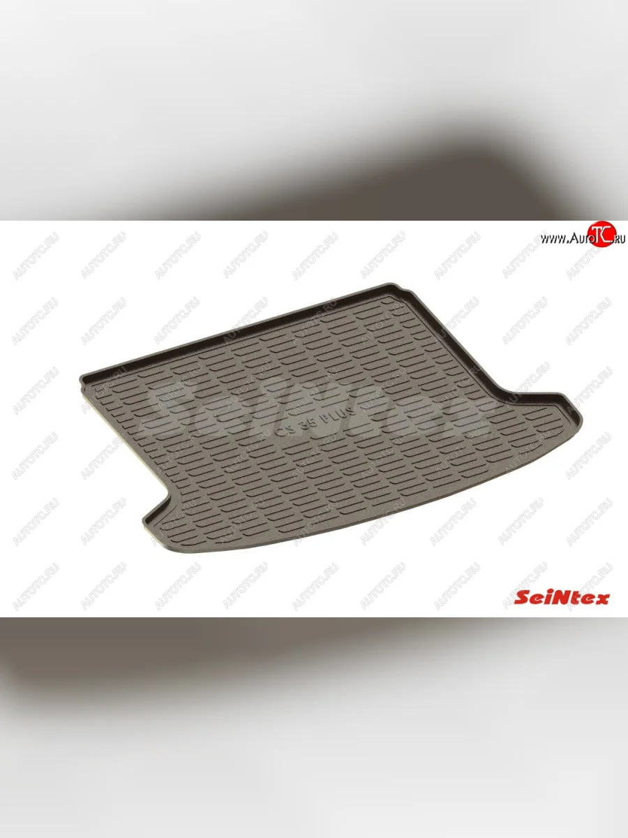 Коврик в багажник SeiNtex (полимерный) Changan CS35 Plus дорестайлинг (2018-2022) (Цвет: черный)  в Перми Пермском крае