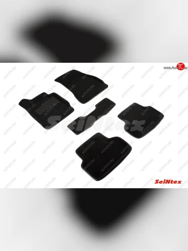 Текстильные коврики в салон SEINTEX 3D BMW 5 серия G30 дорестайлинг, седан (2016-2020)