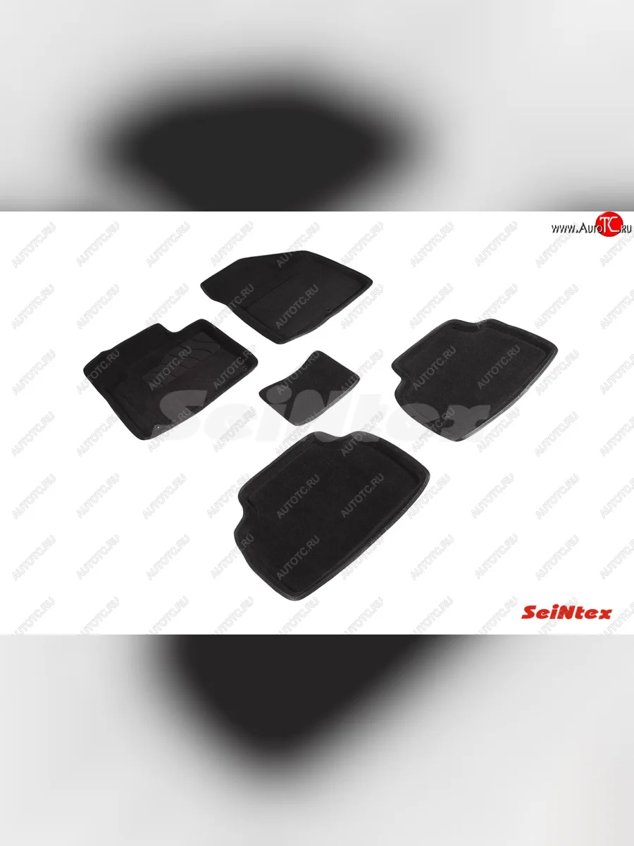 Текстильные коврики в салон SEINTEX 3D 5 мест Hyundai Santa Fe TM рестайлинг (2020-2022)  с доставкой в г. Керчь