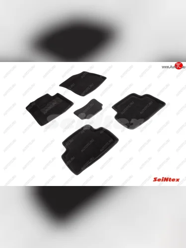 Текстильные коврики в салон SEINTEX 3D 5 мест KIA Sorento MQ4 (2020-2022)