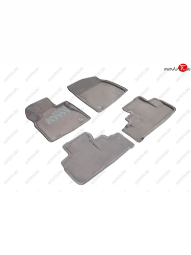 Коврики в салон SEINTEX 3D ВОРС (комплект) (Цвет: серый) Lexus RX350 AL20 дорестайлинг (2015-2019)