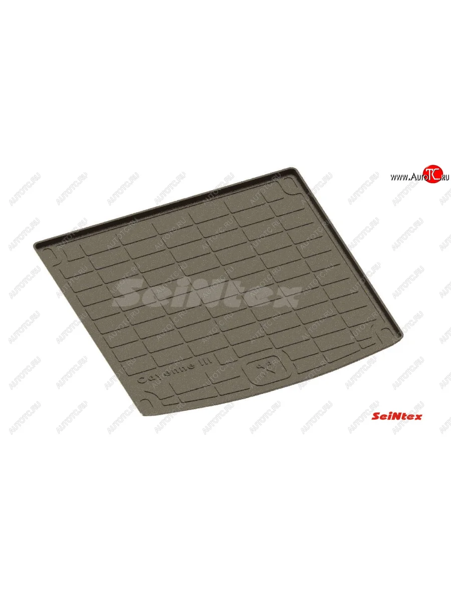 Коврик в багажник SeiNtex (полимерный) Porsche Cayenne PO536 (2018-2025)  в Керчи Республика Крым