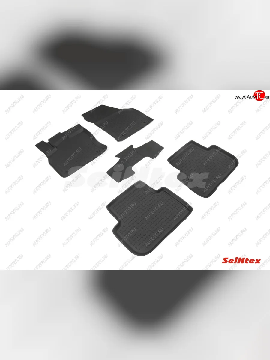 Коврики в салон SeiNtex (резина, высокий борт) Audi Q3 F3 (2018-2022)  в Керчи Республика Крым