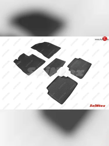 Коврики в салон SeiNtex (резина, высокий бортик) KIA K5 DL (2019-2022)