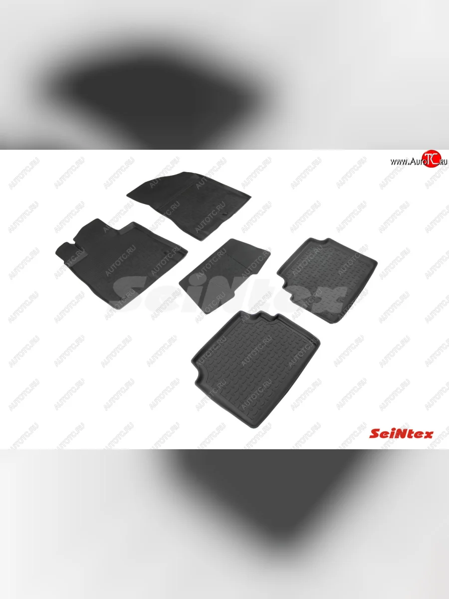 Коврики в салон SeiNtex (резина, высокий бортик) KIA K5 DL (2019-2022)  в Керчи Республика Крым