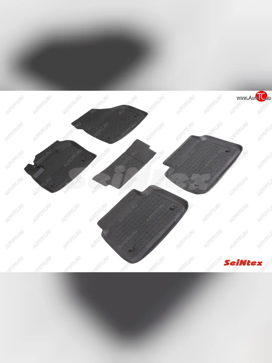 Коврики в салон SeiNtex (резина, высокий бортик) Land Rover Discovery Sport 1 L550 рестайлинг (2019-2023)  в Перми Пермском крае