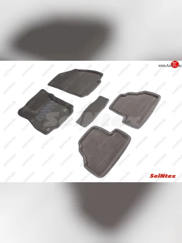 Текстильные 3D коврики в салон SEINTEX серые Opel Mokka  дорестайлинг (2012-2016)