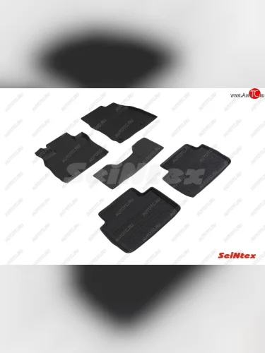 Коврики в салон SeiNtex (резина, высокий бортик) Mazda 3/Axela BP седан (2019-2025)