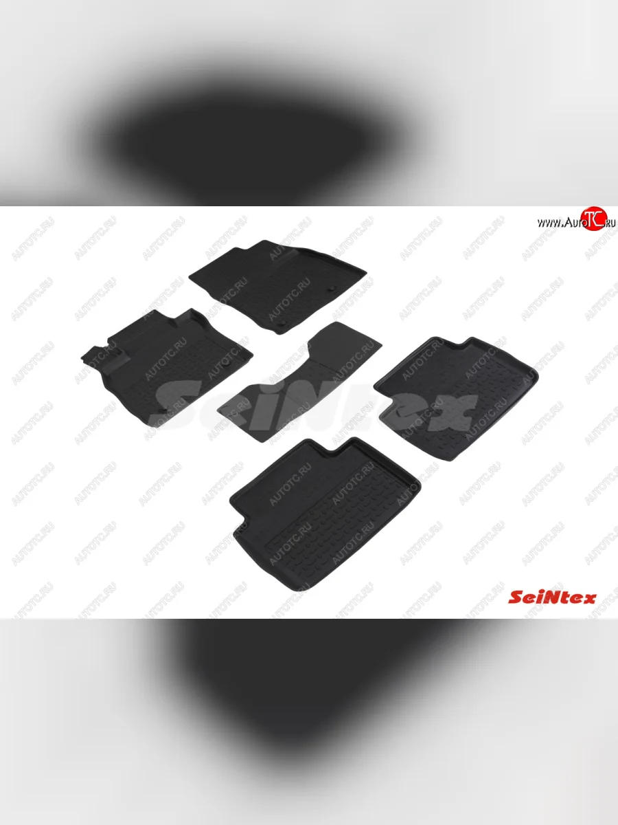 Коврики в салон SeiNtex (резина, высокий бортик) Mazda 3/Axela BP седан (2019-2025)  с доставкой в г. Керчь