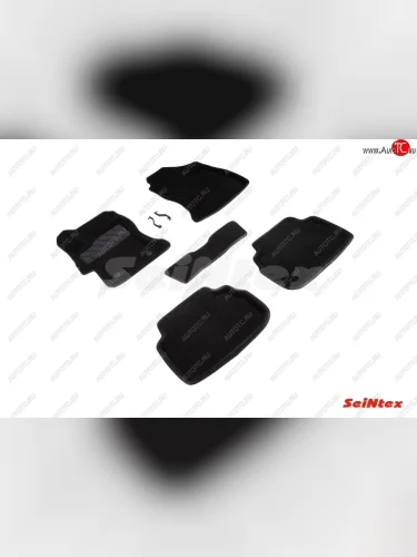 Текстильные 3D коврики в салон SEINTEX Subaru XV GT/G24 дорестайлинг (2017-2021)