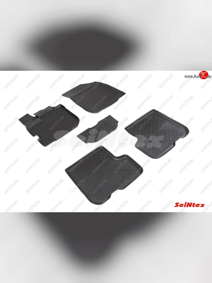 Коврики в салон SeiNtex (резина, высокий бортик) Renault Logan 2 рестайлинг (2018-2025)  в Перми Пермском крае