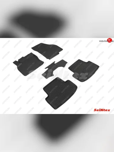 Коврики в салон SeiNtex (резина, высокий бортик) Skoda Karoq NU7 рестайлинг (2020-2025)