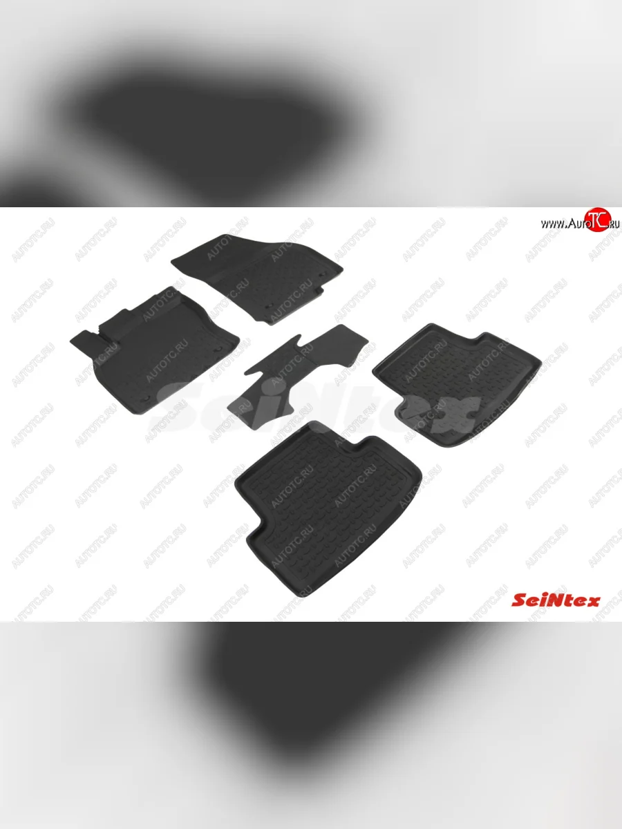 Коврики в салон SeiNtex (резина, высокий бортик) Skoda Karoq NU7 дорестайлинг (2017-2021)  в Самаре Самарской области