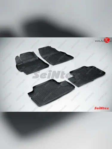 Коврики в салон SeiNtex (резина, высокий бортик) Toyota Corolla E140 седан рестайлинг (2009-2013)