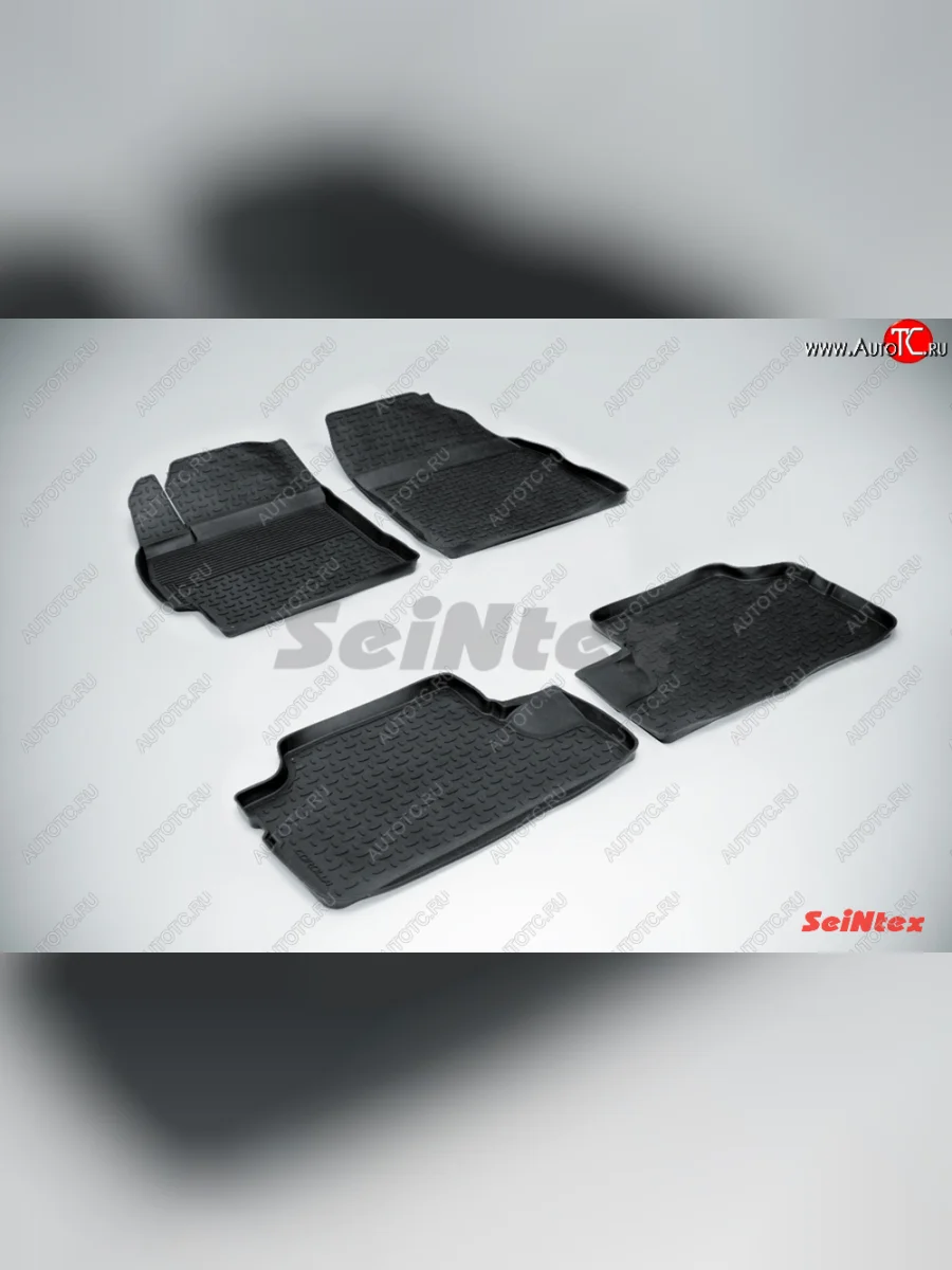 Коврики в салон SeiNtex (резина, высокий бортик) Toyota Corolla E140 седан рестайлинг (2009-2013)  в Керчи Республика Крым
