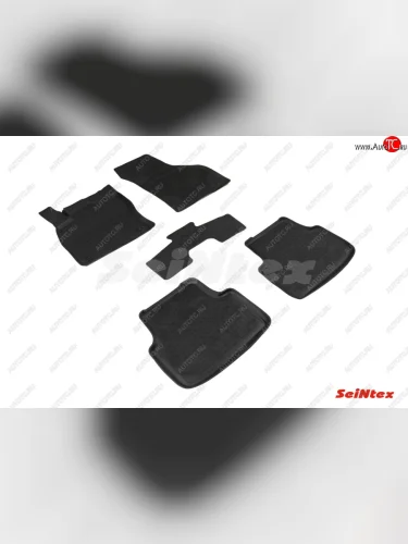 Коврики в салон SeiNtex (резина, высокий бортик) Volkswagen Jetta A7 седан дорестайлинг (2018-2022)