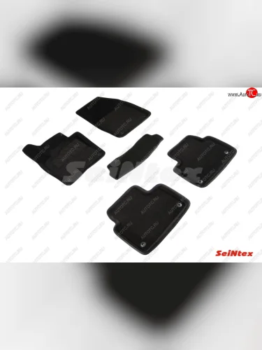 Текстильные 3D коврики в салон SEINTEX Volvo V60 (2018-2025)