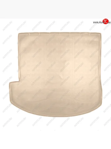 Коврик багажника Norplast Unidec (7 мест, большой) (Цвет: бежевый) Hyundai Grand Santa Fe  1 DM (2013-2018) дорестайлинг, рестайлинг