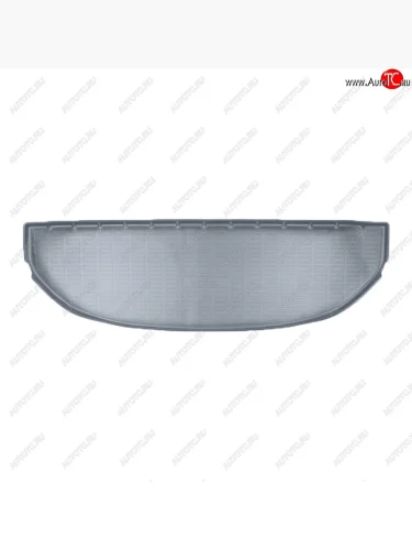 Коврик багажника Norplast Unidec (разложенный 3-й ряд, короткий) (Цвет: серый) Hyundai Santa Fe TM рестайлинг (2020-2022)