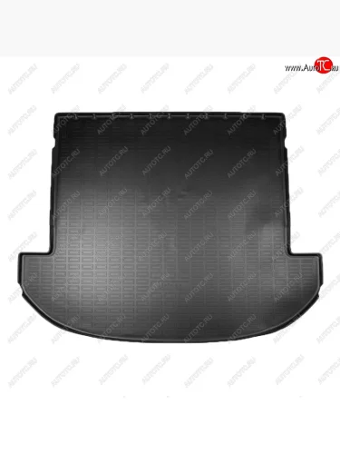 Коврик багажника Norplast Unidec (сложенный 3-й ряд, длинный) (Цвет: черный) Hyundai Santa Fe TM рестайлинг (2020-2022)