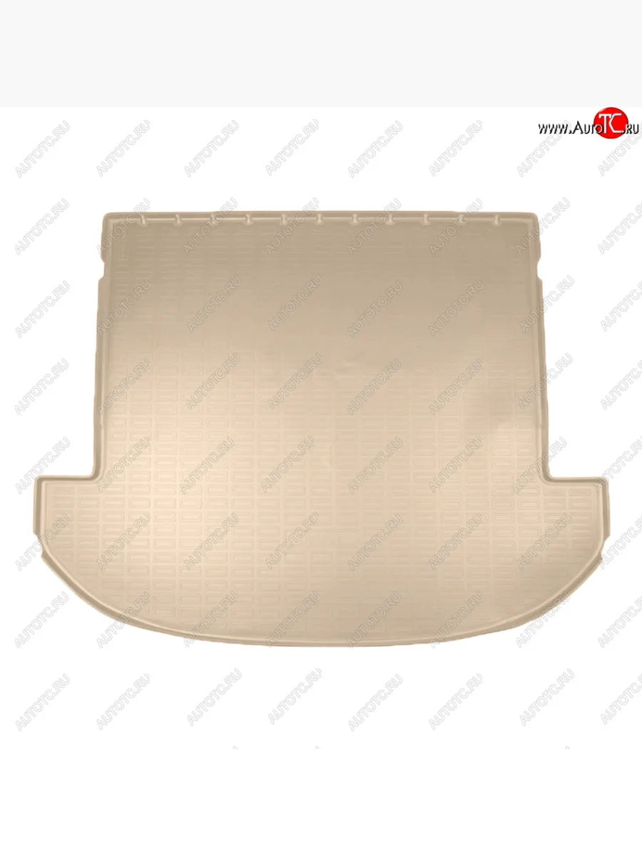 Коврик багажника Norplast Unidec (сложенный 3-й ряд, длинный) Hyundai Santa Fe TM рестайлинг (2020-2022) (Цвет: бежевый)  в Керчи Республика Крым