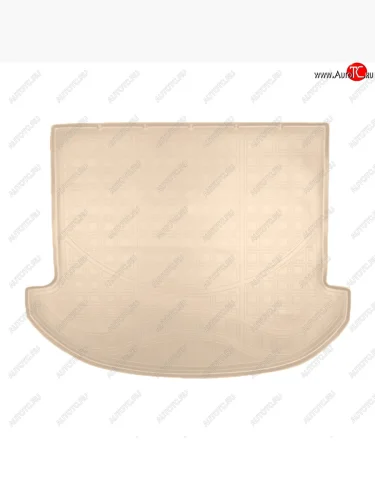 Коврик багажника Norplast Unidec (7 мест) (Цвет: бежевый) Hyundai Santa Fe DM дорестайлинг (2012-2016)