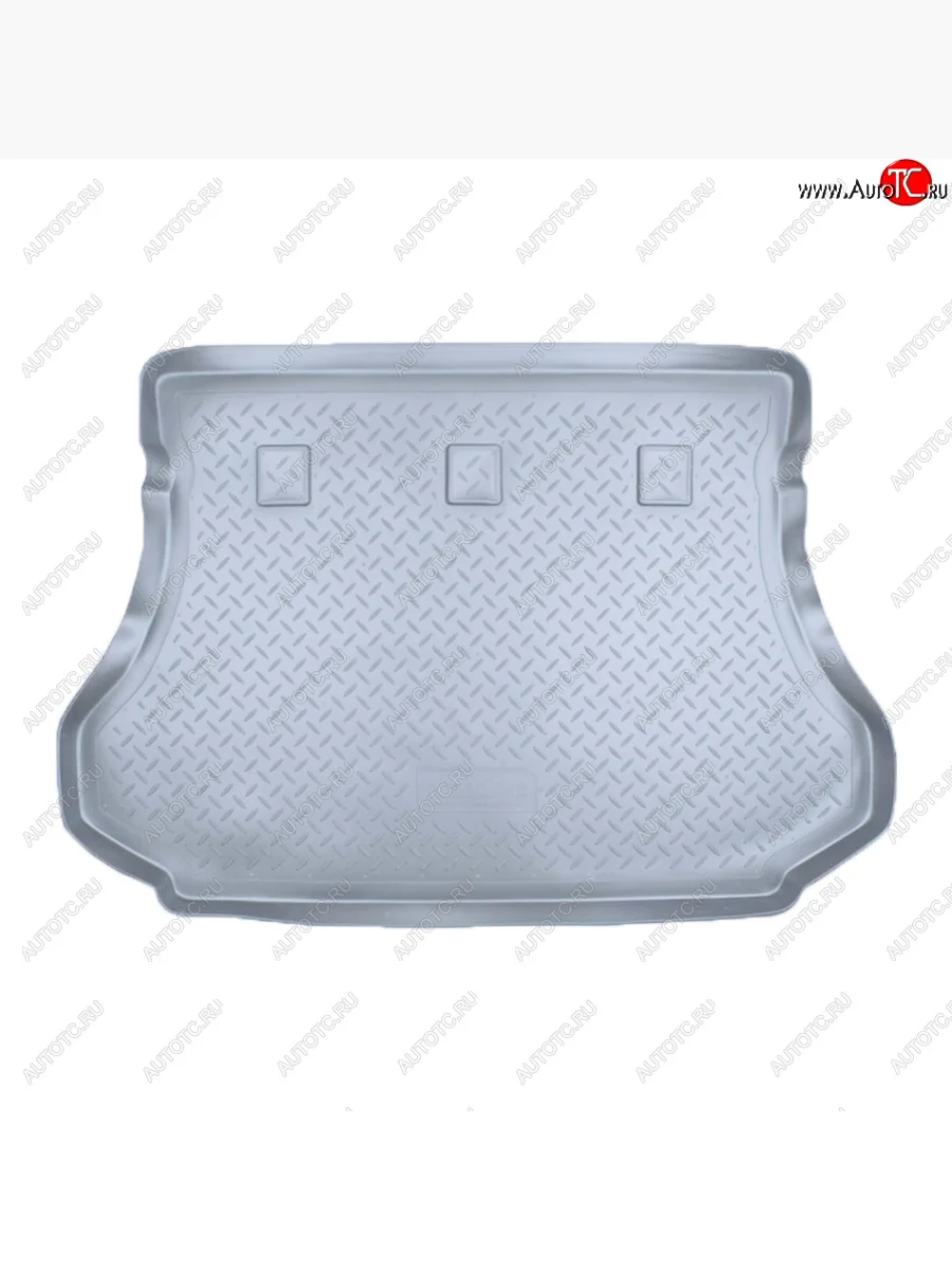 Коврик багажника Norplast Unidec Hyundai Santa Fe SM (2000-2012) (Цвет: серый)  в Керчи Республика Крым
