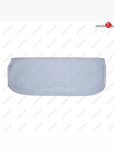 Коврик багажника Norplast Unidec (с разложенным 3-им рядом) (Цвет: серый) INFINITI JX35 (2012-2014)