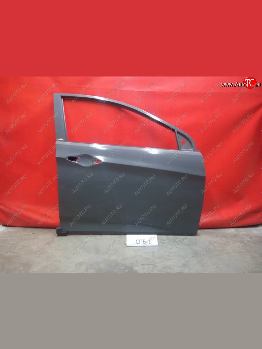 Правая дверь передняя Original Hyundai Solaris RBr седан дорестайлинг (2010-2014) (Неокрашенная)  в Перми Пермском крае