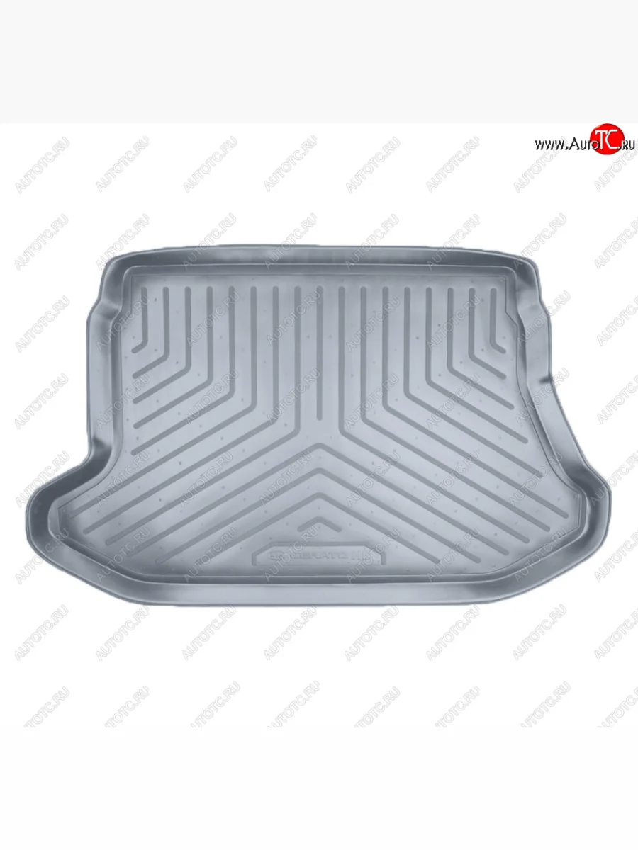 Коврик багажника Norplast Unidec KIA Cerato 1 LD хэтчбэк (2004-2007) (Цвет: серый)  в Керчи Республика Крым