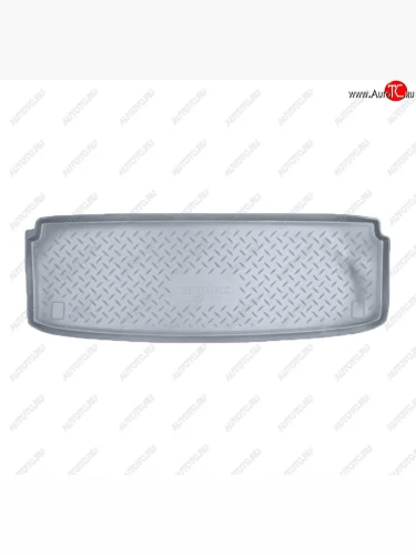 Коврик багажника Norplast Unidec (7 мест разложенный 3 ряд) (Цвет: серый) KIA Mohave HM рестайлинг (2017-2020)