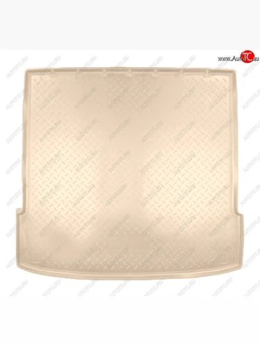 Коврик багажника Norplast Unidec (сложенный 3-й ряд) (Цвет: бежевый) KIA Mohave HM рестайлинг (2017-2020)