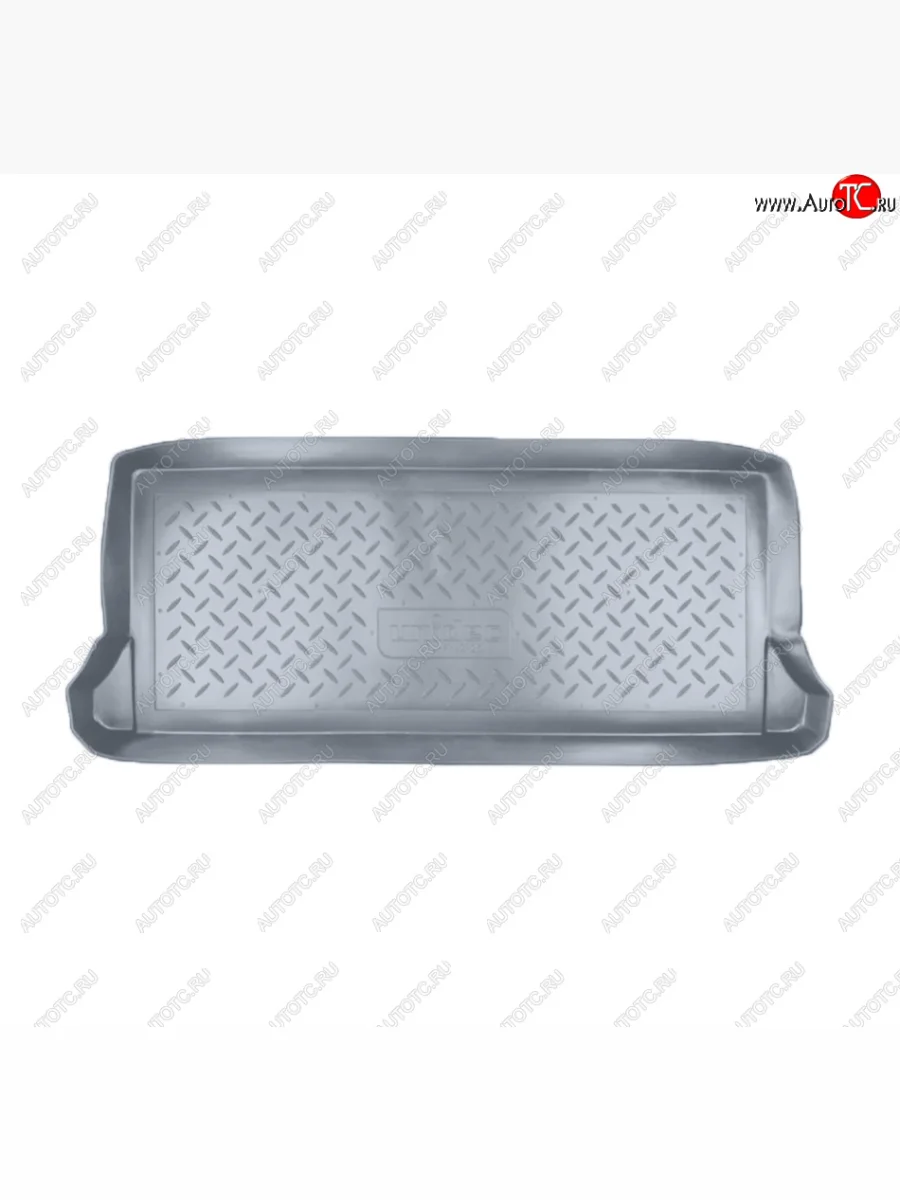 Коврик багажника Norplast Unidec KIA Picanto 1 SA хэтчбэк 5 дв. дорестайлинг (2003-2007) (Цвет: серый)  в Перми Пермском крае