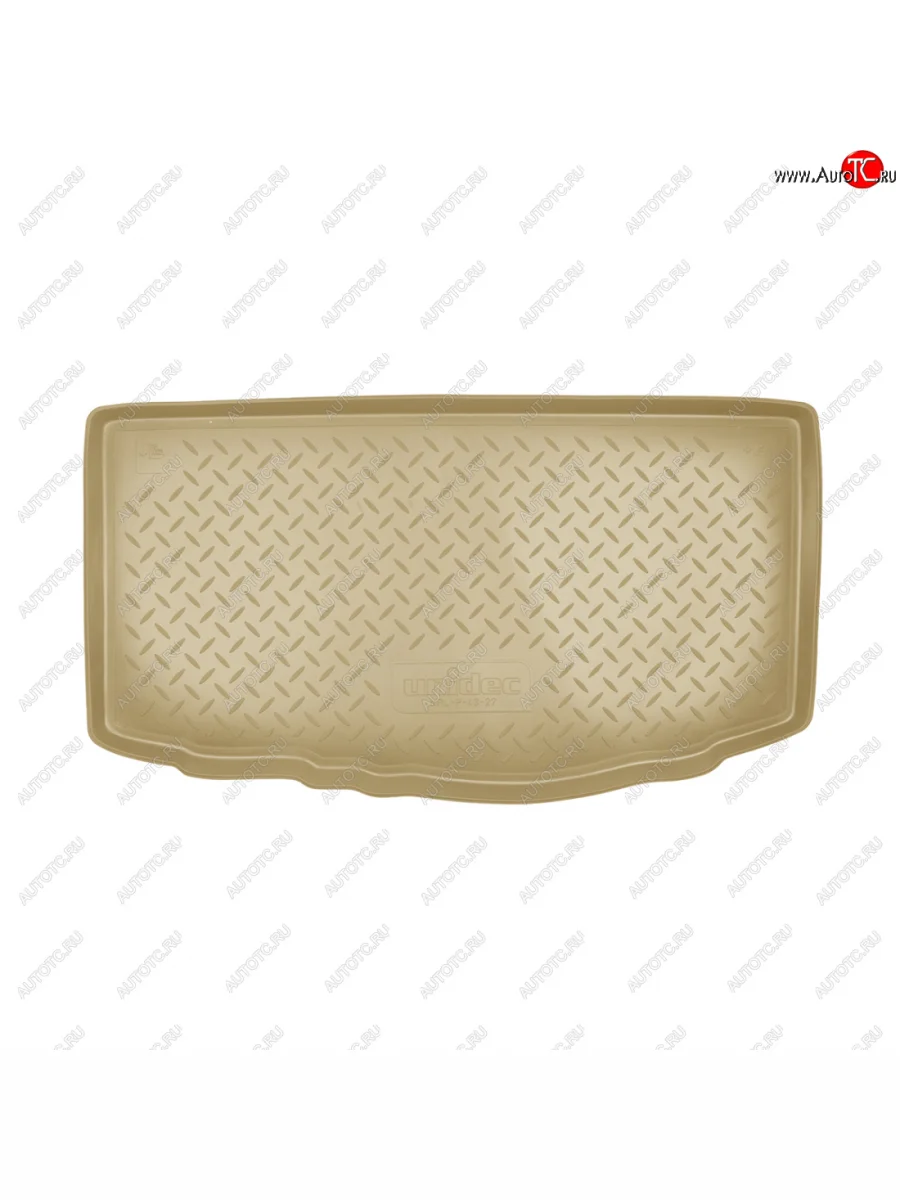 Коврик багажника Norplast Unidec KIA Picanto 2 TA хэтчбэк 3 дв. рестайлинг (2015-2017) (Цвет: бежевый)  в Керчи Республика Крым