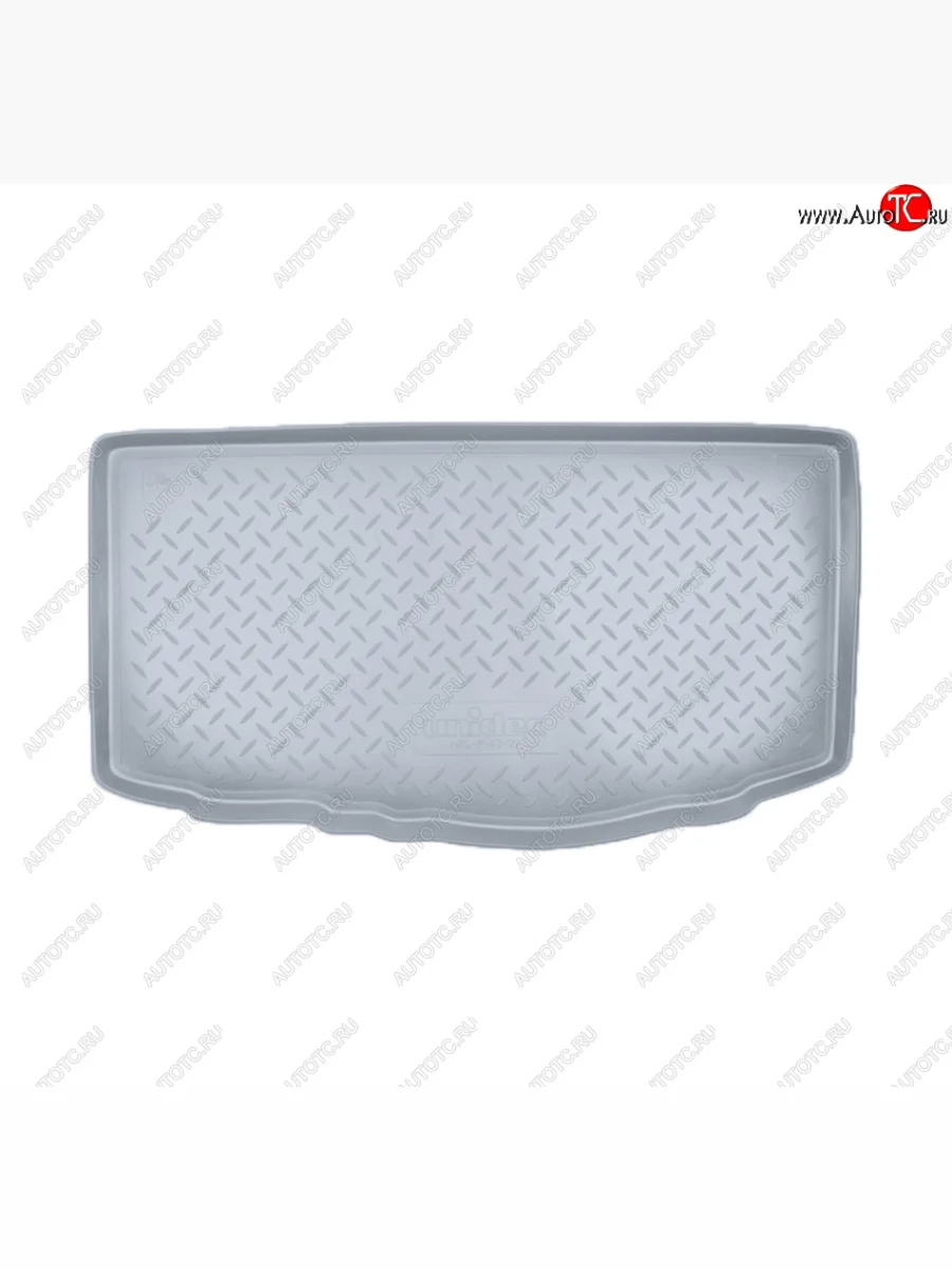 Коврик багажника Norplast Unidec KIA Picanto 2 TA хэтчбэк 3 дв. рестайлинг (2015-2017) (Цвет: серый)  в Керчи Республика Крым