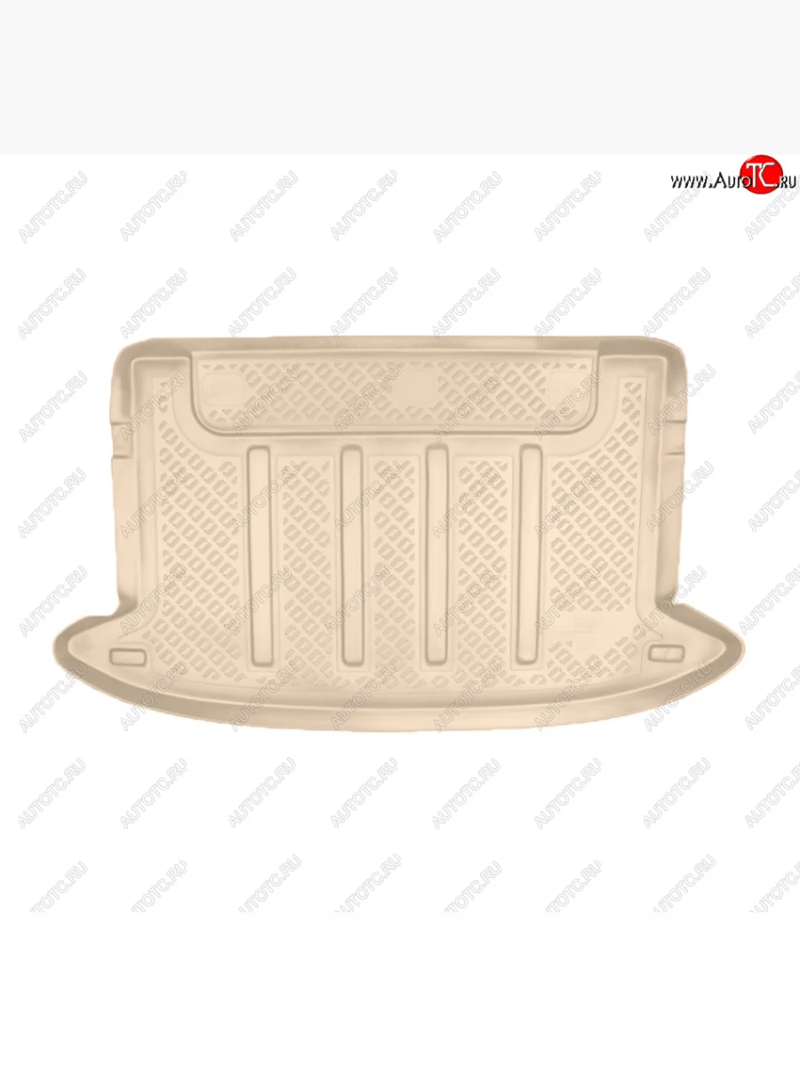 Коврик багажника Norplast Unidec KIA Rio 2 JB дорестайлинг, хэтчбэк 5 дв. (2005-2009) (Цвет: бежевый)  в Самаре Самарской области