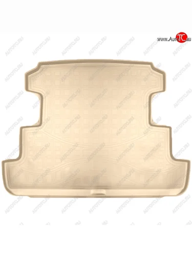 Коврик багажника (с 2016 г.) Norplast Unidec (Цвет: бежевый) Лада ВАЗ нива 4х4 2131 5 дв. дорестайлинг (1993-2019)