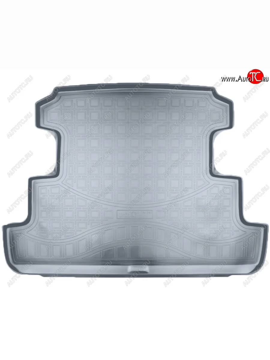 Коврик багажника (с 2016 г.) Norplast Unidec Лада ВАЗ нива 4х4 2131 5 дв. 1-ый рестайлинг (2019-2021) (Цвет: серый)  в Перми Пермском крае