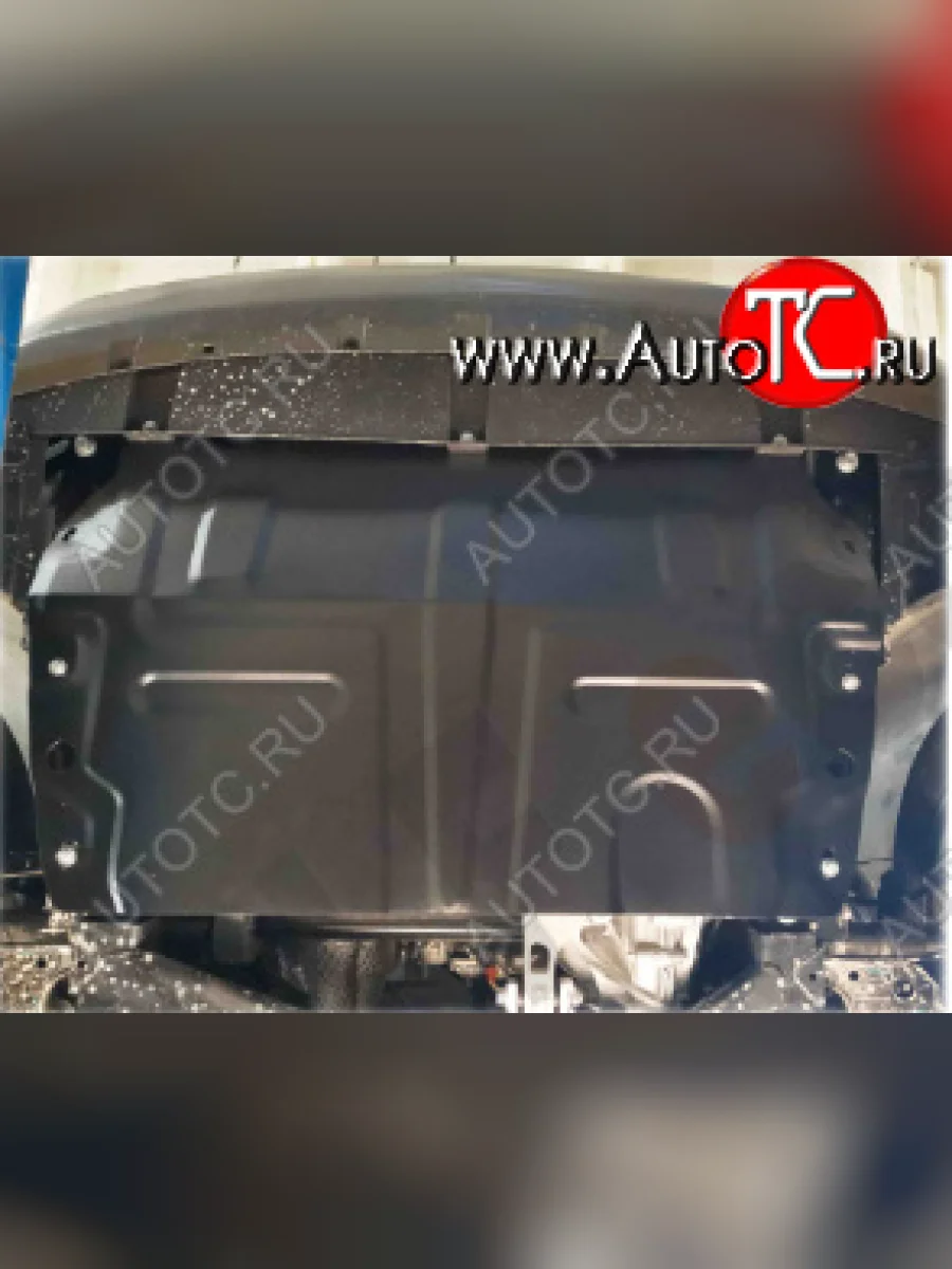 Защита картера двигателя и КПП (малая, V-1,5T; 2,0) Alfeco Chery Tiggo 8 1 T18 рестайлинг (2019-2023) (Алюминий 3 мм)  с доставкой в г. Пермь