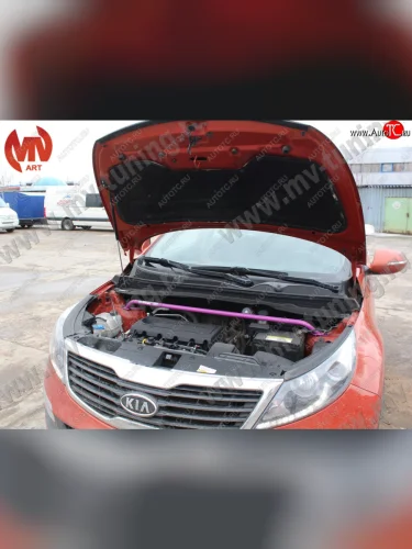 Растяжка (распорка) передних стоек регулир. MV-Tuning KIA Sportage  3 SL (2010-2016) дорестайлинг, рестайлинг