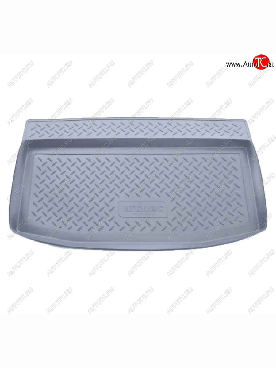 Коврик багажника Norplast Unidec Mitsubishi Colt Z30 хэтчбэк 5 дв. дорестайлинг (2002-2009) (Цвет: серый)  в Керчи Республика Крым