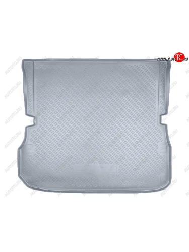 Коврик багажника Norplast Unidec (сложенный 3-й ряд) (Цвет: серый) Nissan Pathfinder  R52 (2012-2017) дорестайлинг