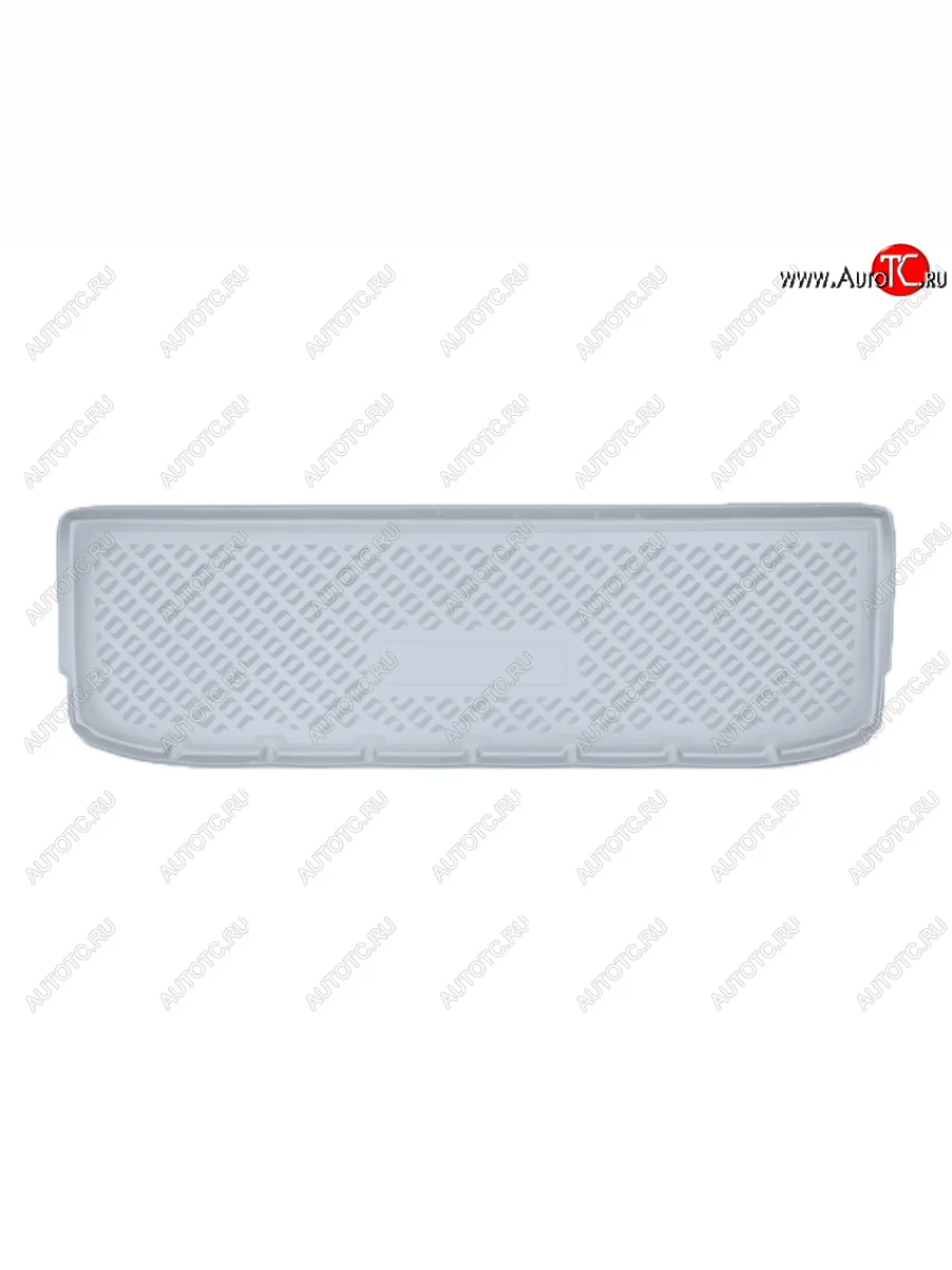 Коврик багажника Norplast Unidec (7 мест, разложенный 3 ряд ) Opel Zafira С дорестайлинг (2011-2016) (Цвет: серый)  в Перми Пермском крае