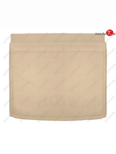 Коврик багажника Norplast Unidec (2AWD) (Цвет: бежевый) Renault Kaptur дорестайлинг (2016-2020)