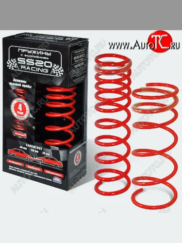 Пружины задние заниженные SS20 Racing (Переменный шаг витка -70 мм) Лада ВАЗ 2108 - 2115