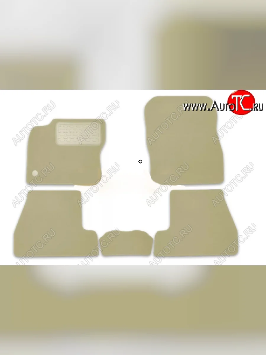 Коврик в салони Autofamily 5 шт. (текстиль) CITROEN C3 Picasso рестайлинг (2013-2017) (бежевый)  с доставкой в г. Керчь