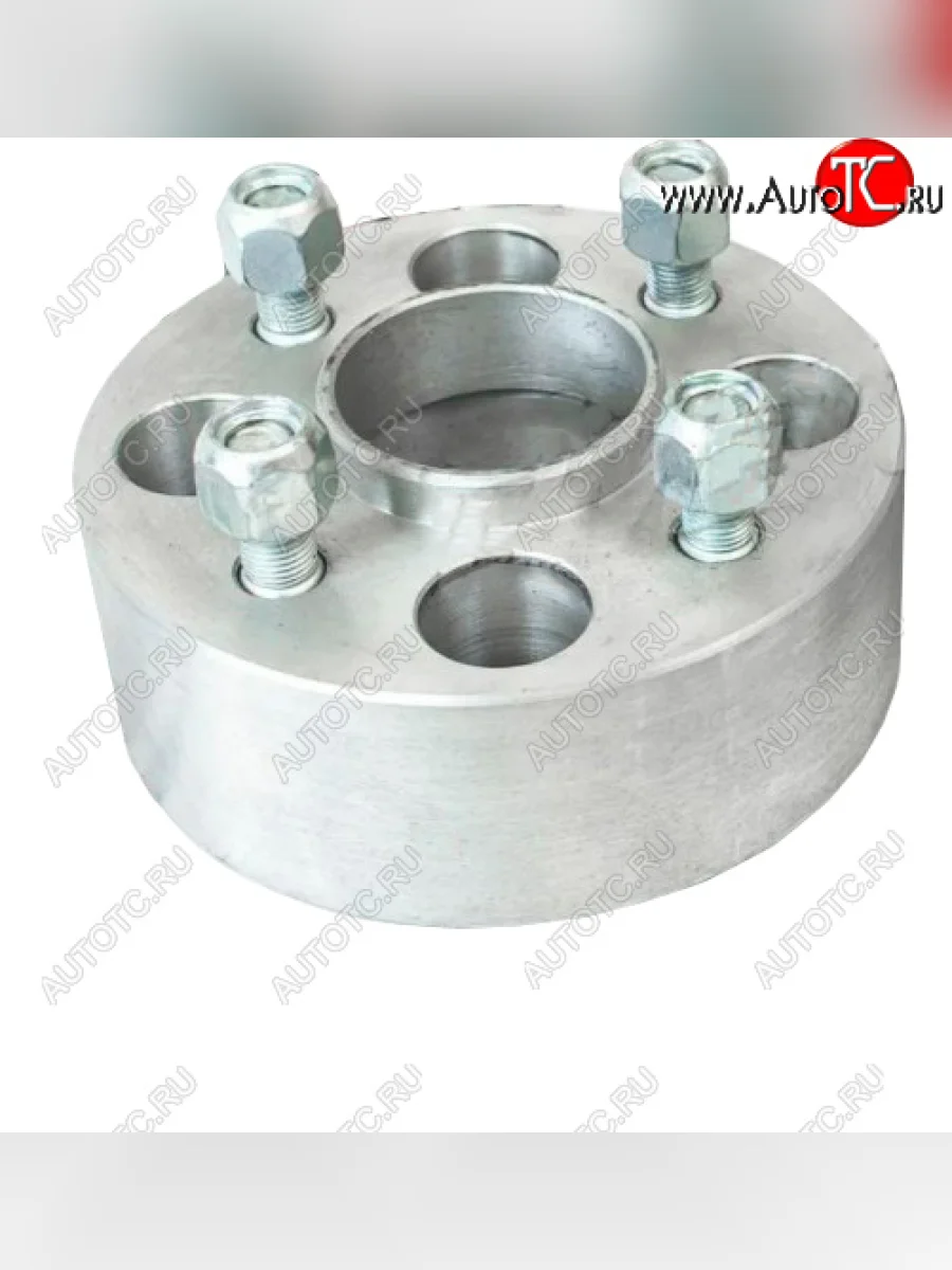 Адаптер-проставка 60 мм со шпильками ZUZ (1 шт. с гайками) Seat Leon 1M хэтчбэк 5 дв. (1998-2006) 4x100.0xDIA57.1xM12x1.5