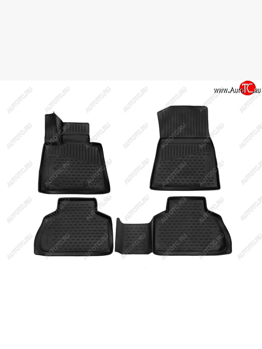 Комплект 3D ковриков салона Element (полиуретан) BMW X5 G05 (2018-2022)  с доставкой в г. Керчь