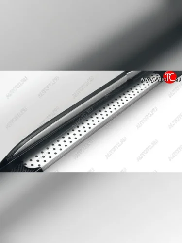 Алюминиевые пороги Arbori Standart Silver Ford EcoSport B515 рестайлинг (2017-2019)